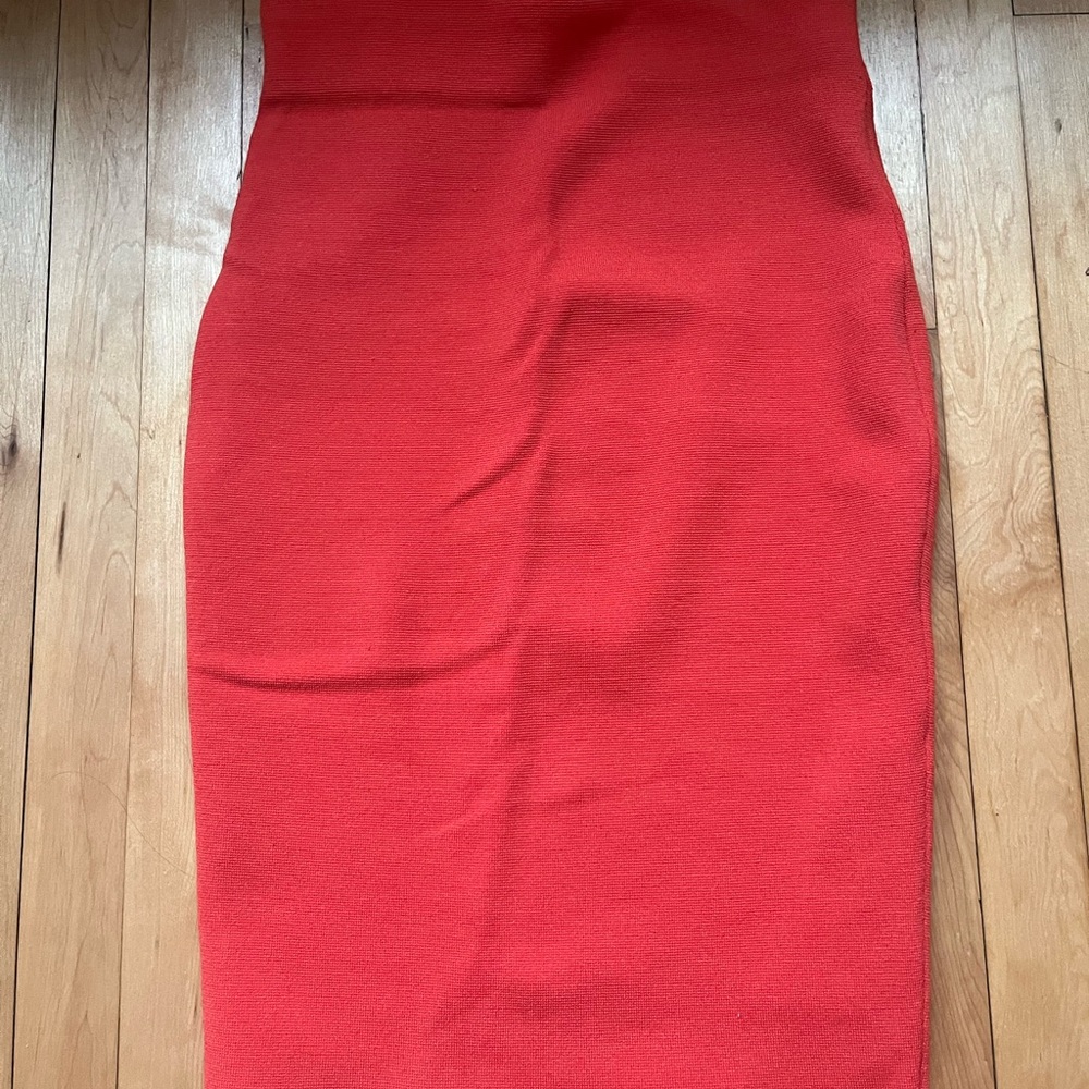Elegant Orange Women's Skirt